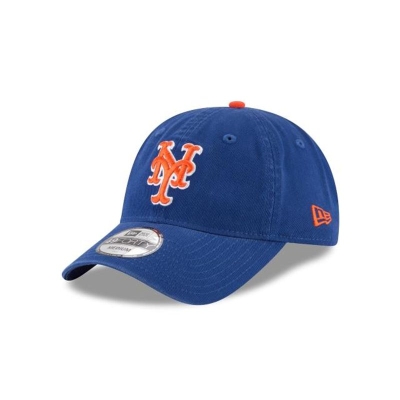 Blue New York Mets Hat - New Era MLB Core Fit Alt 49FORTY Fitted Caps USA2754608